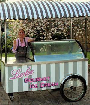 LuvLee Ice Cream Cart